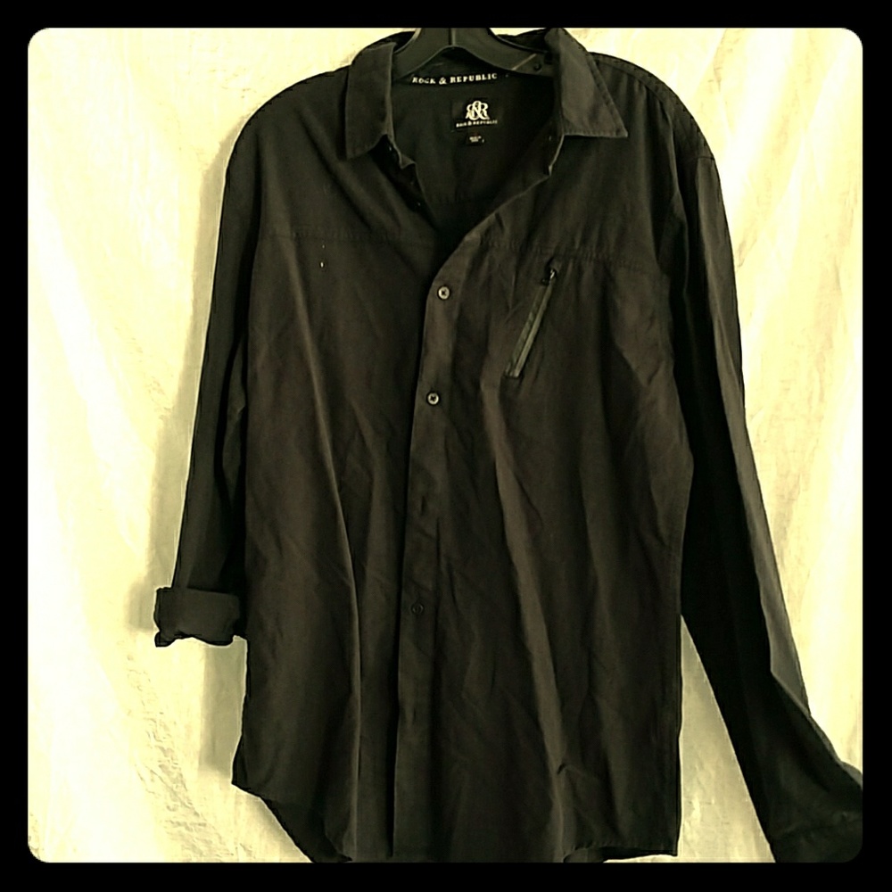 Men's Rock & Republic button down shirt